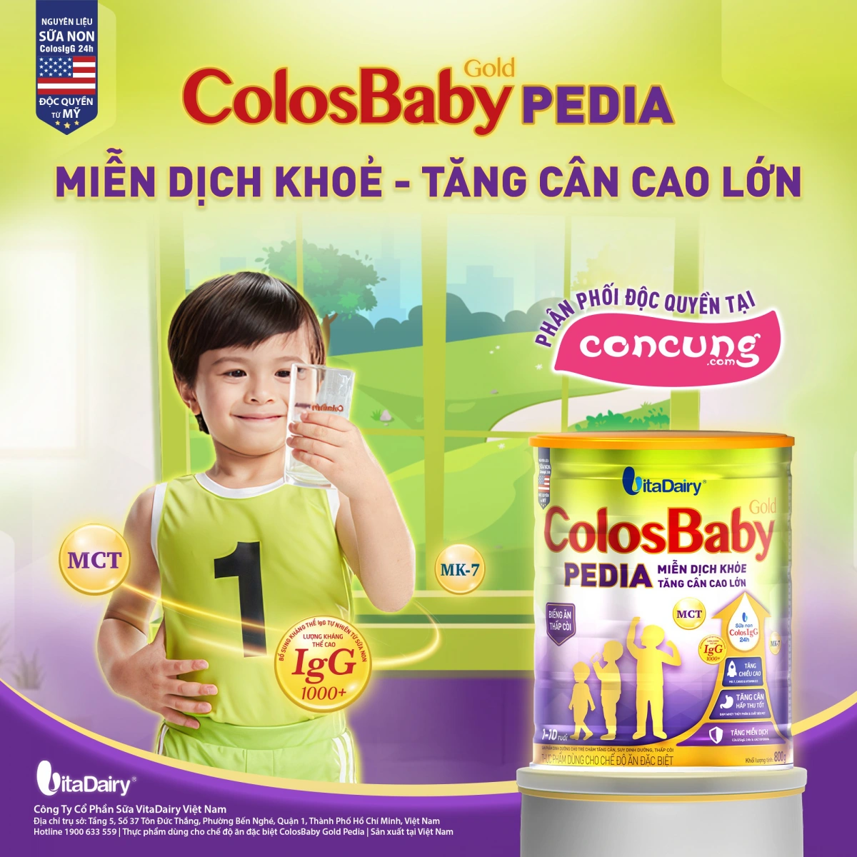 Hướng dẫn cách pha và bảo quản sữa bột ColosBaby Gold Pedia đúng chuẩn