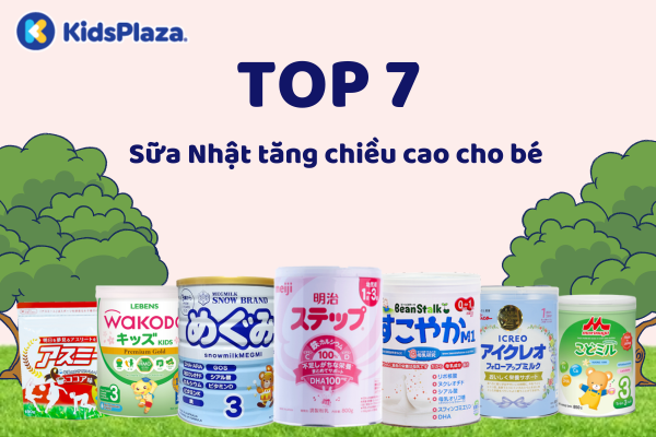 Review Top 7 sữa Nhật tăng chiều cao cho bé được tin dùng nhất