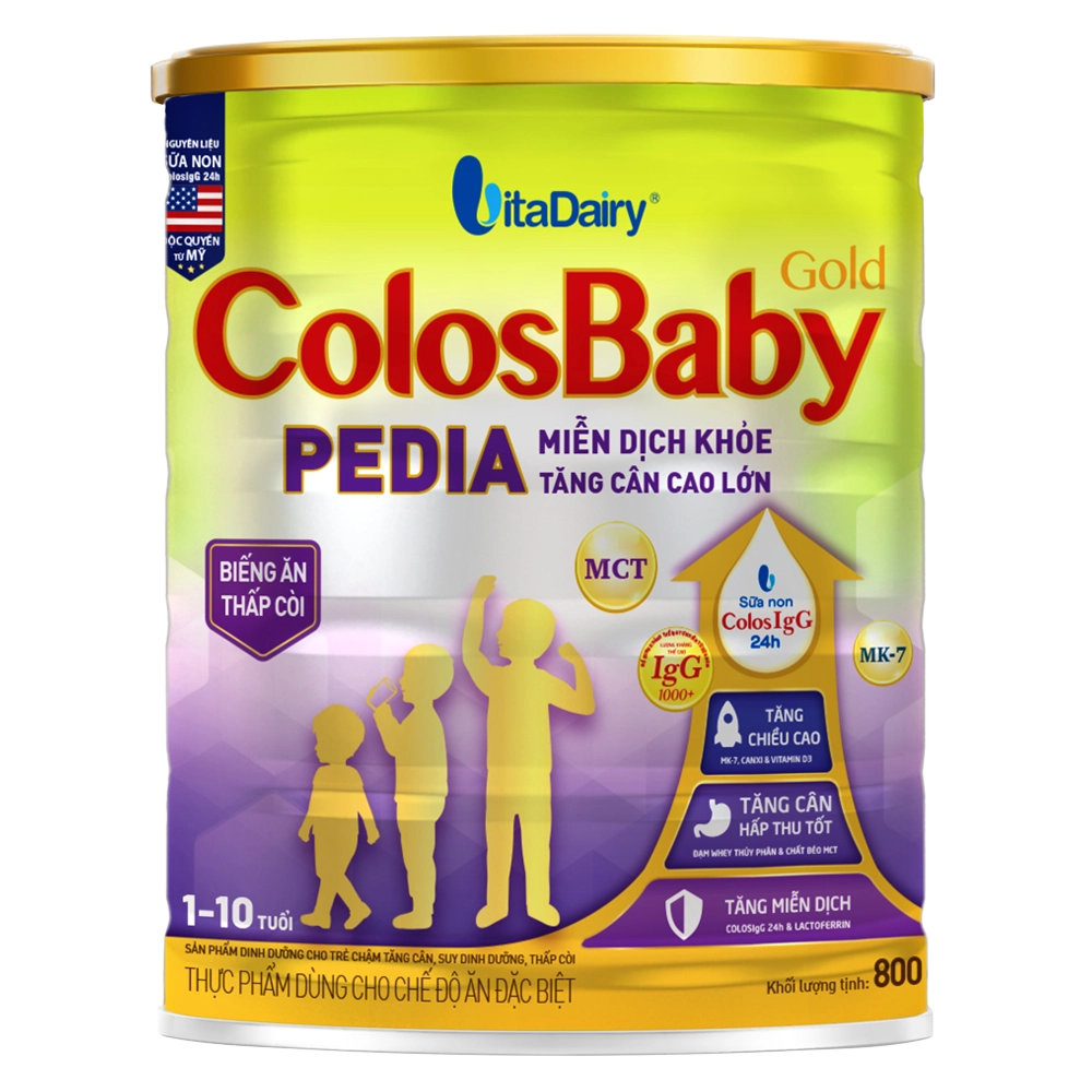Hướng dẫn cách pha và bảo quản sữa bột ColosBaby Gold Pedia đúng chuẩn